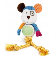 BeezTees BeezTees- Textiel hondenspeelgoed 21.5 cm