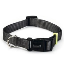 BeezTees BeezTees- Nylon halsband Zwart