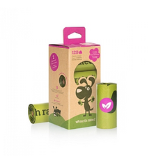 EARTH RATED EARTH RATED - POEPZAKJES ECO FRIENDLY UNSCENTED GROEN
