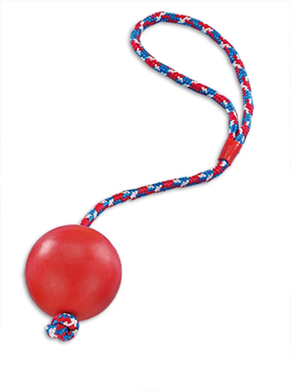 NOBBY NOBBY - RUBBEREN BAL MET TOUW 7cm