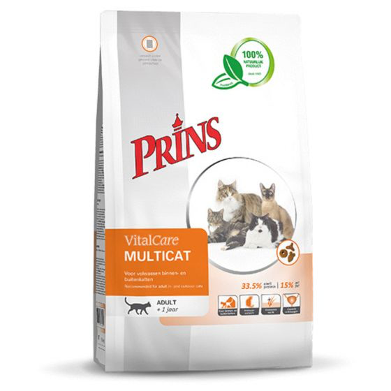 PRINS - VITALCARE MULTICAT 1,5 KG GEVOGELTE ADULT
