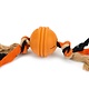BeezTees BeesTees- Sumo Fit Ball Oranje 31.8 x 7.9 x 7.9 cm