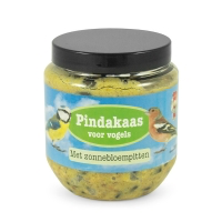 HUISMERK - PINDAKAAS VOOR VOGELS ZONNEBLOEMPIT 330 GR