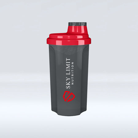 SHAKEBEKER GRIJS/ROOD 700ML