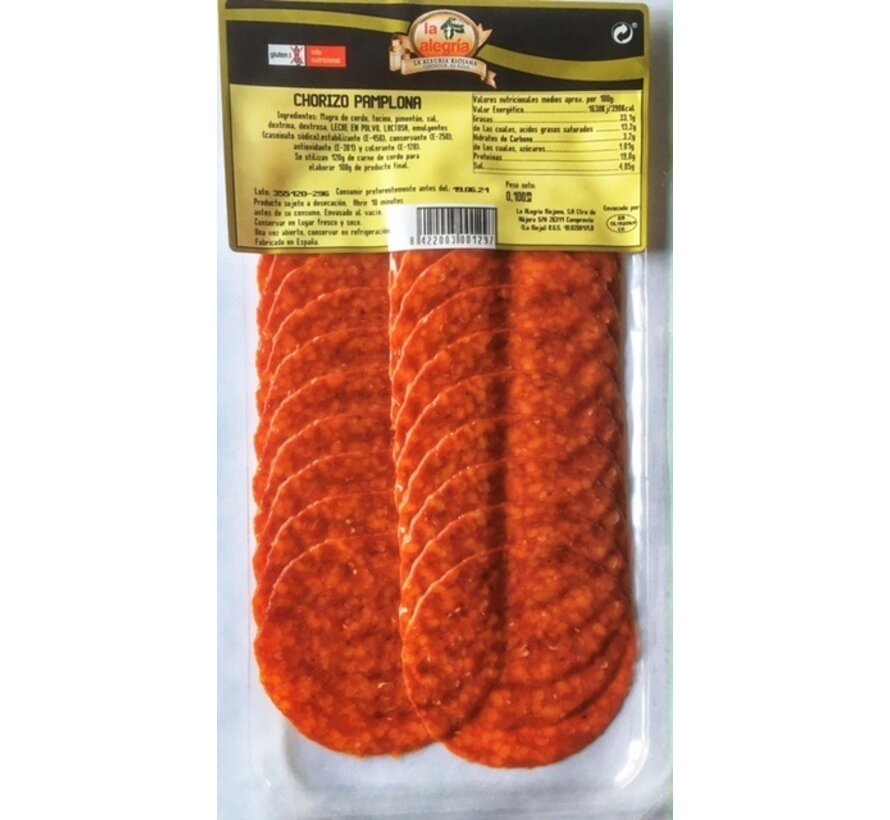 Gesneden Chorizo Pamplona