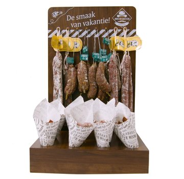 Thekendisplays für Wurst