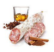Französische Salami - mit Rosinen, Zimt und Rum