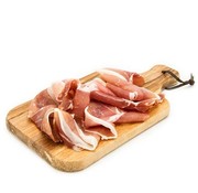 Geschnittener Serrano-Schinken