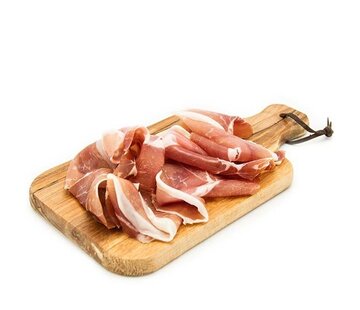 Geschnittener Serrano-Schinken