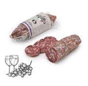 Preis pro 5 Stück - Italienische Salami - mit Barolo-Wein (vakuumverpackt)
