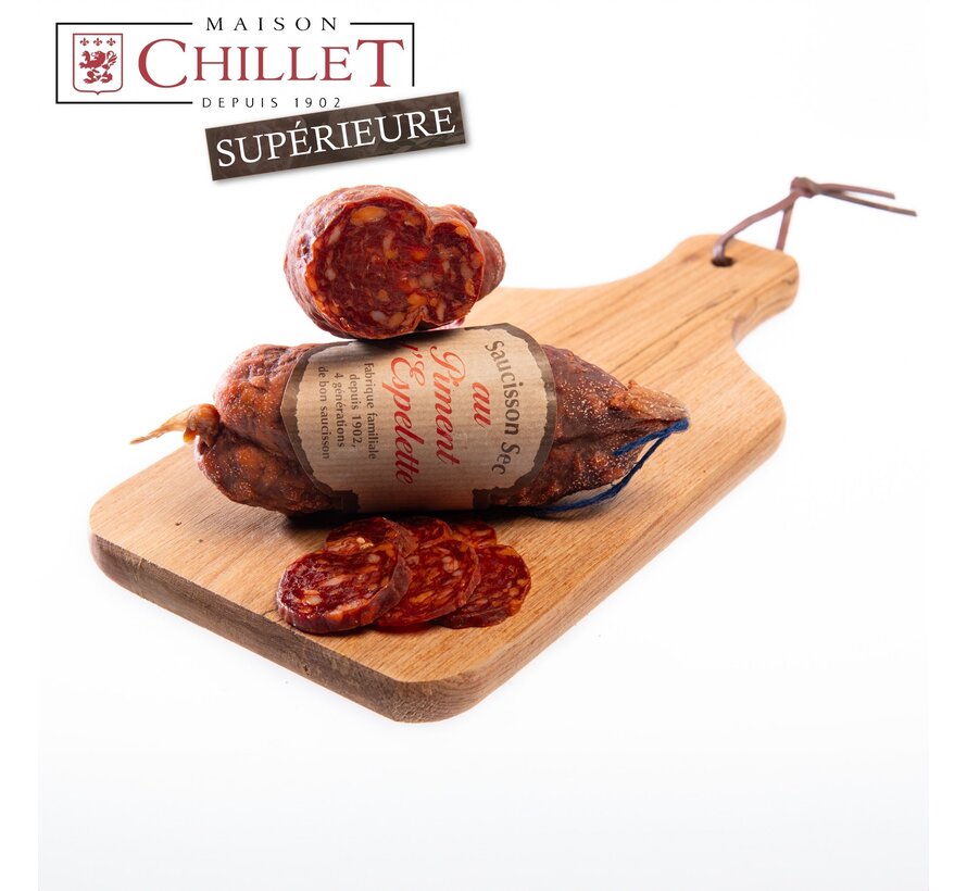 200 g Trockenwurst mit Piment Espelette (Preis pro 5 Stück)