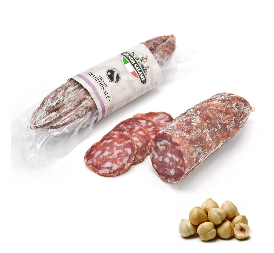 Preis pro 5 Stück - Italienische Salami mit Haselnuss