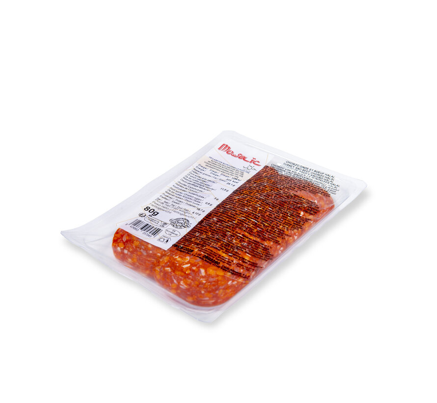 Geschnittener Halal Chorizo