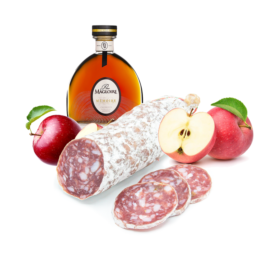 Französische Salami Apfel Calvados (Preis pro 6 Stück )