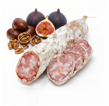 Preis pro 6 Stück - Französische Salami mit Kastanien, Walnüssen und Feigen