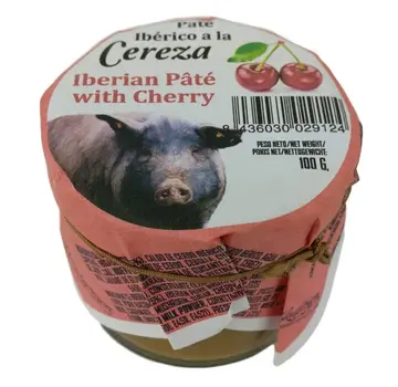 Spanische Leberpastete mit Kirschen