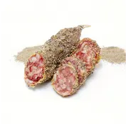 Preis pro 6 Stück - Französische Salami - mit Pfeffer überzogen