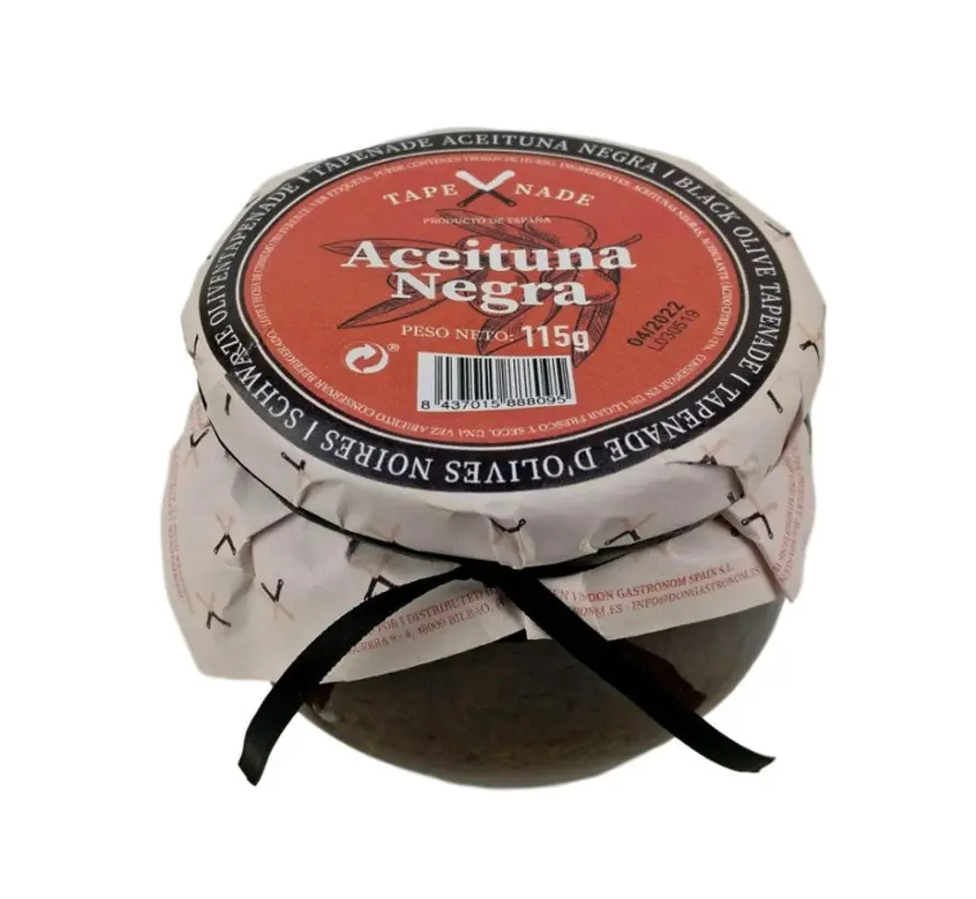 Schwarze Tapenade - Olivenpaste