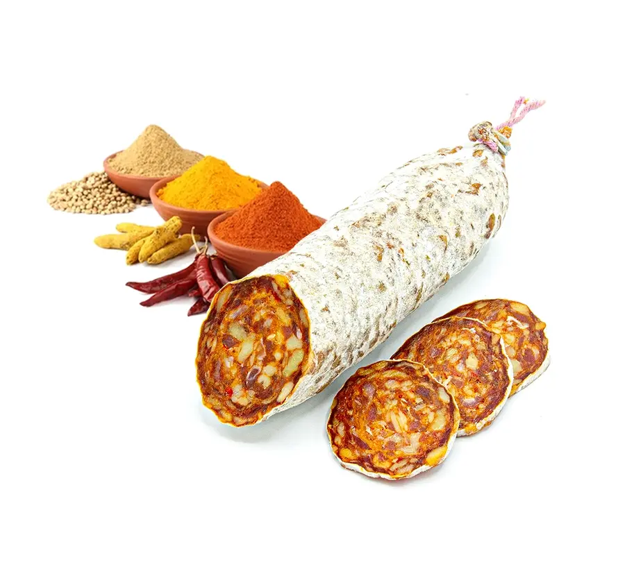 Preis pro 6 Stück - "Indische Salami" aus Frankreich - Saucisson Tandoori