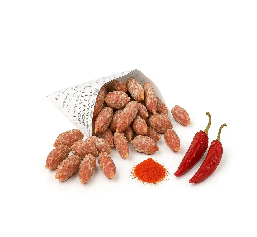 Getrocknete Minisalami Piment d'Espelette AOP