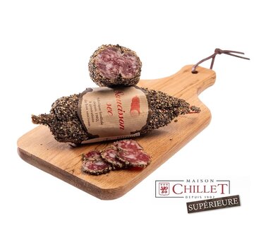 Maison Chillet Supérieure 200 g Französische Rohwurst mit schwarzem Pfeffer(Pro 5 Stück)