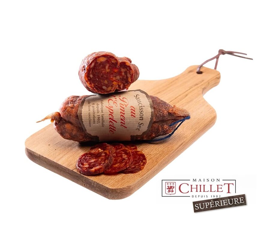 200 g Trockenwurst mit Piment Espelette (Pro 5 Stück)