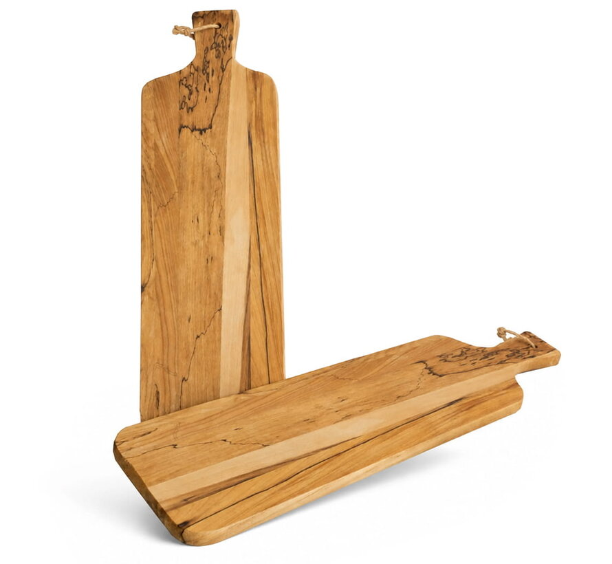 Edles Schneidebrett aus Holz in länglicher Form - Größe XL