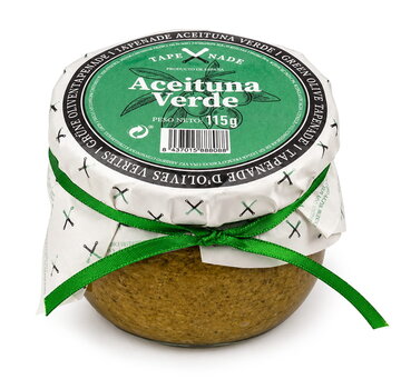 Tapenade aus grünen Oliven