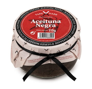 Tapenade aus schwarzen Oliven