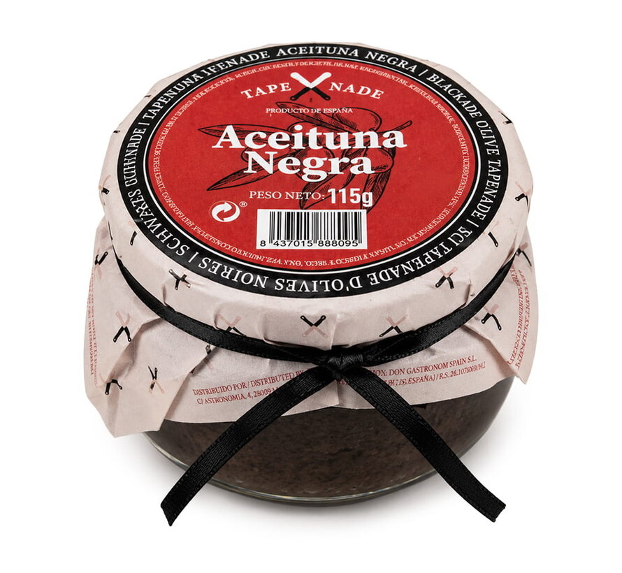 Schwarze Tapenade - Olivenpaste