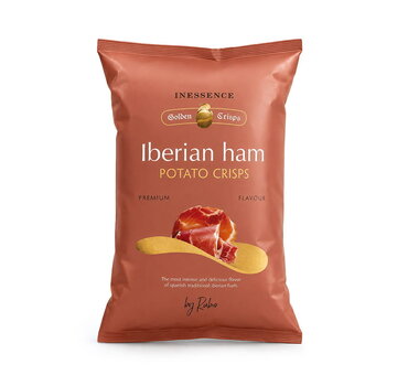 Kartoffelchips mit Ibérico Schinken (pro Karton mit 18 Stk.)