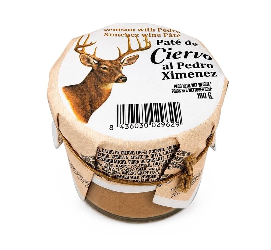 Spanisches Paté vom Hirsch mit PX Wein - Paté de Ciervo al Pedro Ximenez