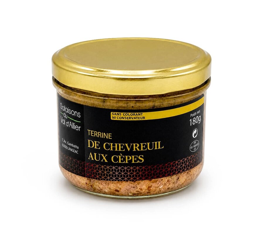 Terrine mit Reh und Steinpilzen - Terrine de Chevreuil aux Cèpes