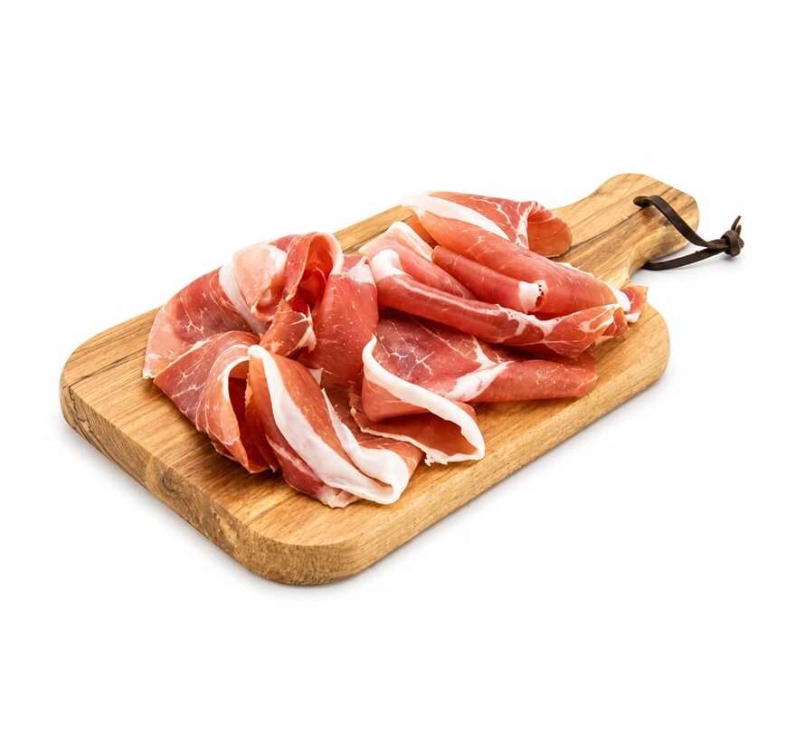 Original spanischer Serrano-Schinken Reserva - geschnitten