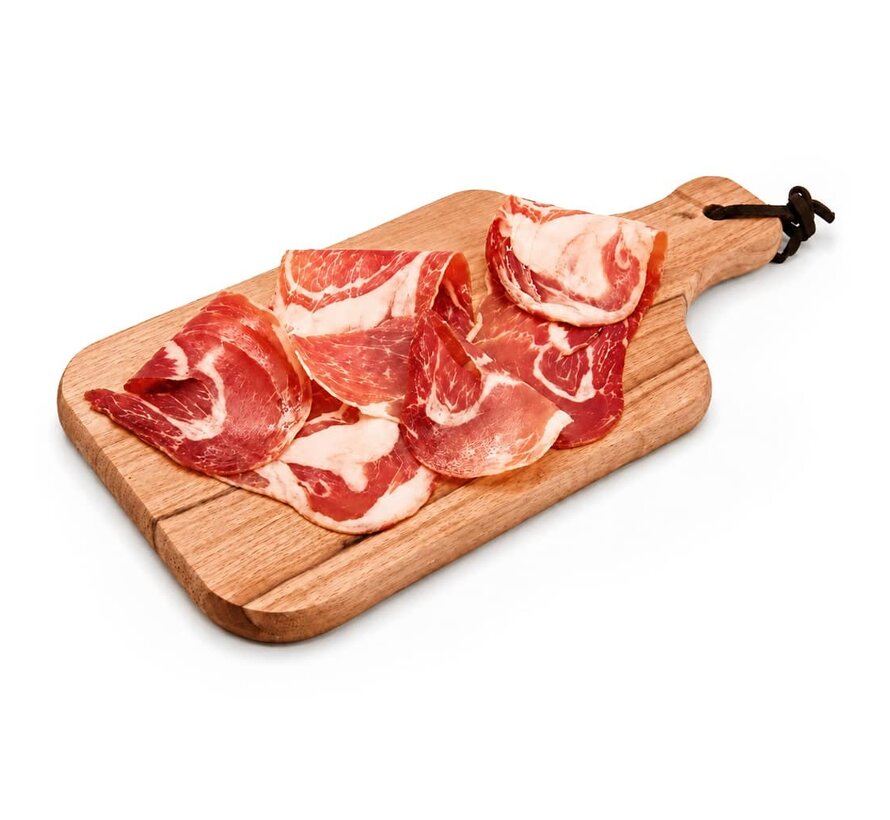 Paleta de Cebo Iberica - Iberischer Schinken in Scheiben