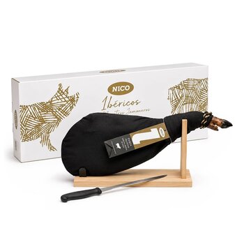 Iberico  Schinken Paleta mit Ständer und Messer (4.5 - 5 Kilo)