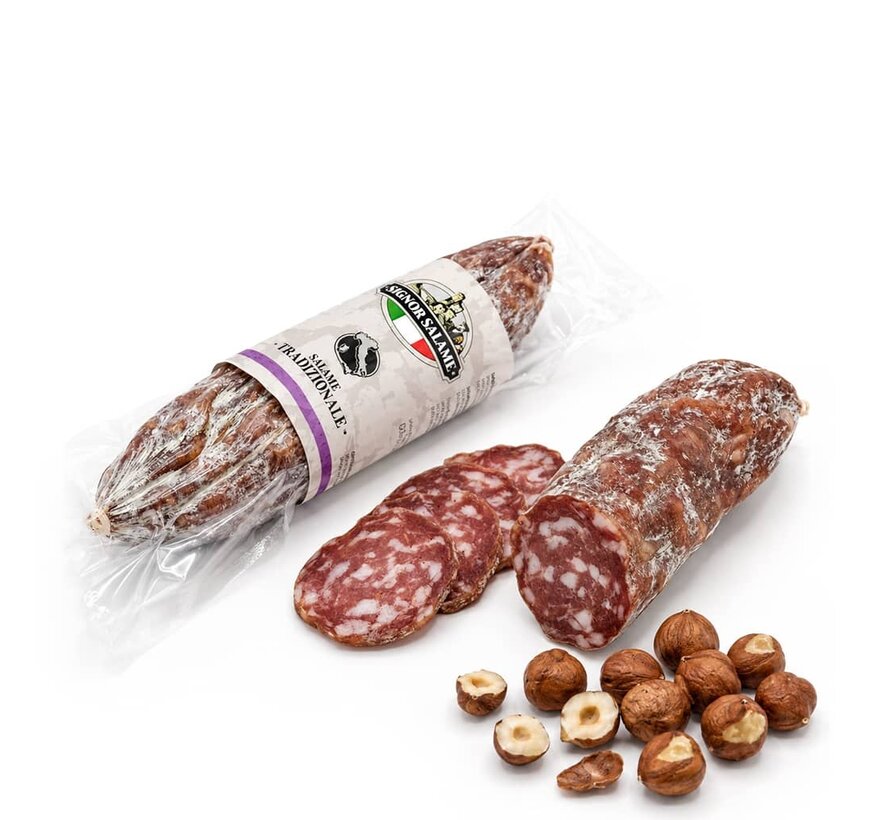 Preis pro 5 Stück - Italienische Salami mit Haselnuss