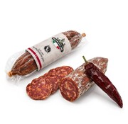 Preis pro 5 Stück - Italienische Salami - mit rotem Pfeffer (vakuumverpackt)