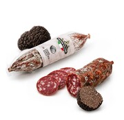 Preis pro 5 Stück - Italienische Salami - mit schwarzem Trüffel (vakuumverpackt)