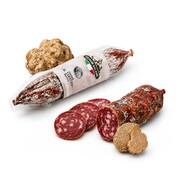 Preis pro 5 Stück - Italienische Salami - mit weißem Trüffel (vakuumverpackt)