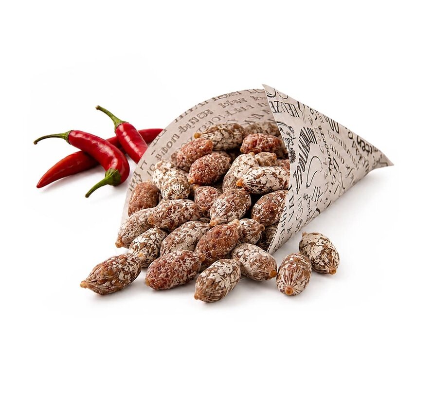 Getrocknete Minisalami Piment d'Espelette AOP