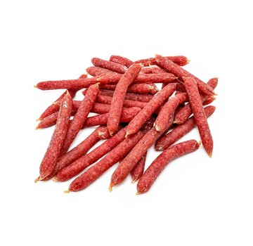Mini Fuet Salami Snack mit Blauschimmelkäse
