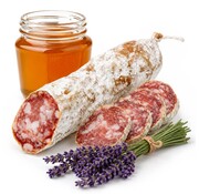 Preis pro 6 Stück - Französische Salami - mit Lavendelhonig