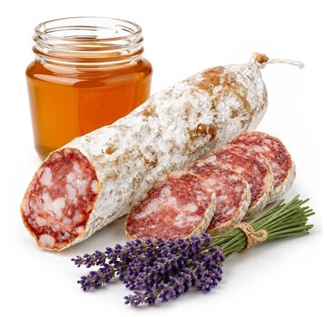 Preis pro 6 Stück - Französische Salami - mit Lavendelhonig