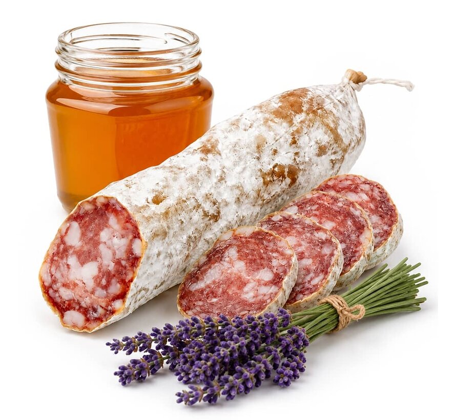 Preis pro 6 Stück - Wurst mit Lavendelhonig - Saucisson au Miel de Lavande