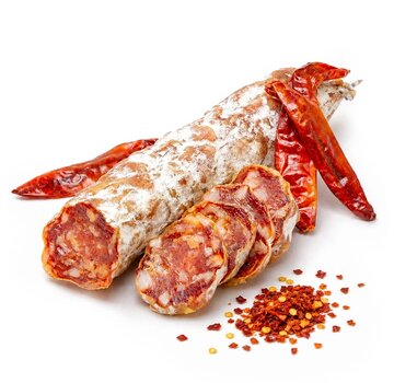 Preis pro 6 Stück - Französiche Salami scharf