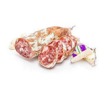 Preis pro 6 Stück - Französische Salami mit Roquefort