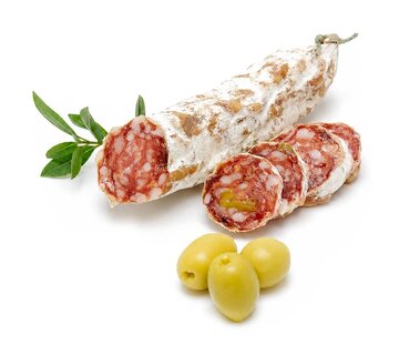 Französische Salami - mit grünen Oliven (Pro 6 Stück)