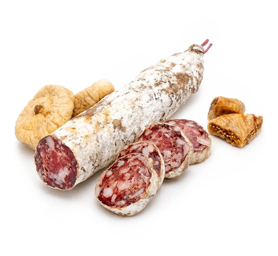 Preis pro 6 Stück - Französische Salami mit Feigen - Saucisson de figues