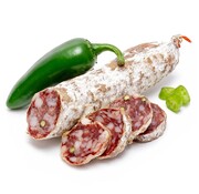 Preis pro 6 Stück - Französische Salami - mit Entenfleisch und grünem Pfeffer